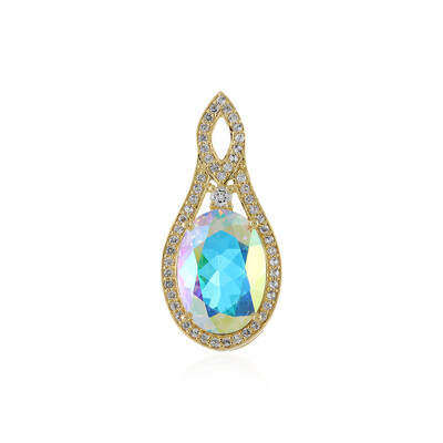 Moonlight Topaz Silver Pendant