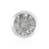 White Topaz Silver Pendant