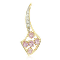 Padparadscha Sapphire Silver Pendant