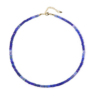 Lavender Opal Silver Necklace