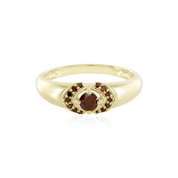 PK Roter Brillant-Goldring