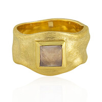 Rose Quartz Silver Ring