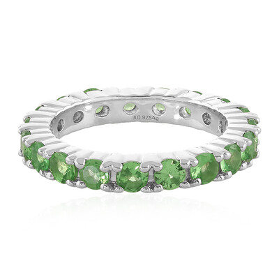 Tsavorite Silver Ring