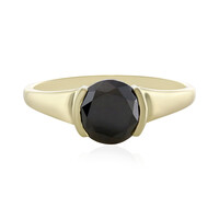 9K Black Diamond Gold Ring