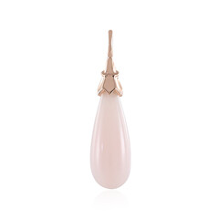 Pink Opal Silver Pendant