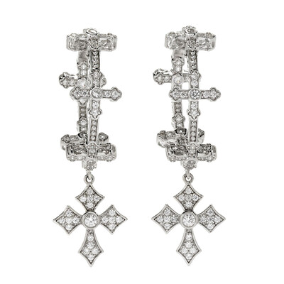 Zircon Silver Earrings (Dallas Prince Designs)