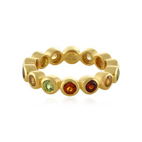 Indian Garnet Silver Ring