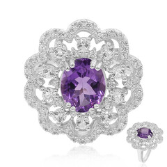 Amethyst Silver Ring