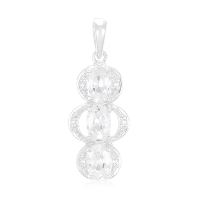 Zircon Silver Pendant