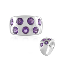 Siberian Amethyst Silver Ring