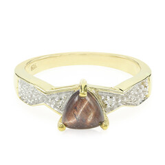 Red Tiger´s Eye Silver Ring