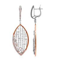 18K SI2 (H) Diamond Gold Earrings (Estée Collection)