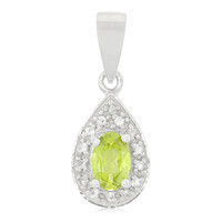 Manchurian Peridot Silver Pendant