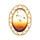 Sunrise Baltic Amber Silver Pendant (dagen)