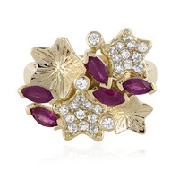 9K Madagascar Ruby Gold Ring (Adela Gold)