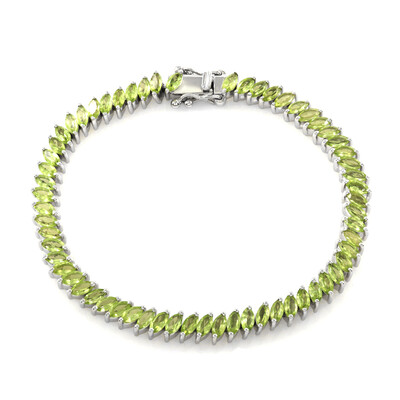 Peridot Silver Bracelet