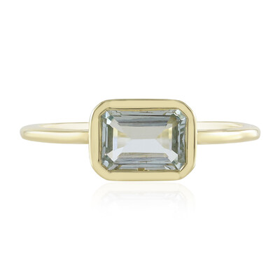 9K Brazilian Aquamarine Gold Ring