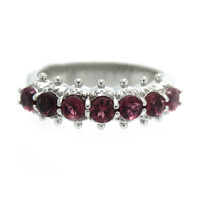Pink Tourmaline Silver Ring (Dallas Prince Designs)