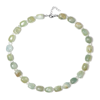 Peruvian Opal Silver Necklace