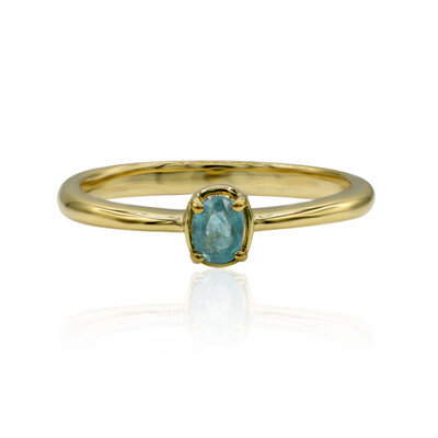 18K Grandidierite Gold Ring (AMAYANI)