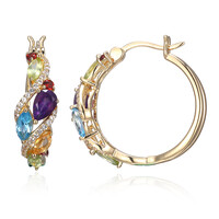 Zambian Amethyst Silver Earrings