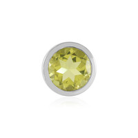 Lemon Quartz Silver Pendant