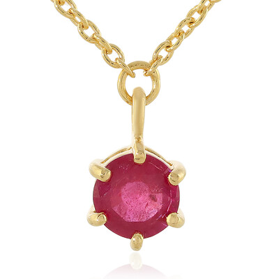 Madagascar Ruby Silver Necklace