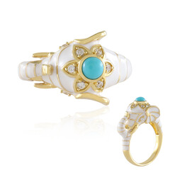 Sleeping Beauty Turquoise Silver Ring