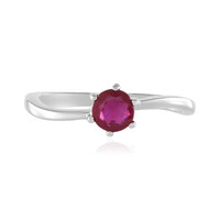 Bemainty Ruby Silver Ring