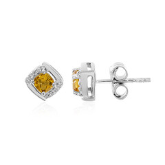 Citrine Silver Earrings