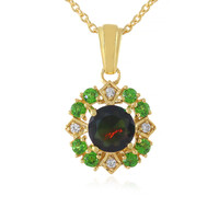 Mezezo Opal Silver Necklace
