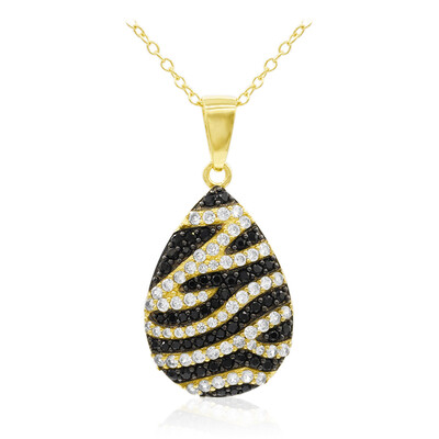 Black Spinel Silver Necklace