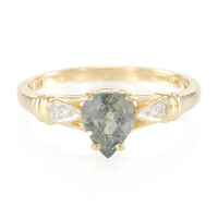 18K Unheated Sapphire Gold Ring (AMAYANI)