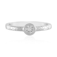 White Sapphire Silver Ring