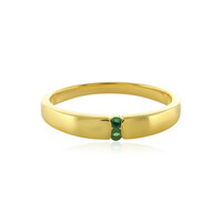 Colombian Emerald Silver Ring