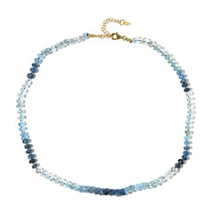 Santa Maria Aquamarine Silver Necklace (Adela Silber)