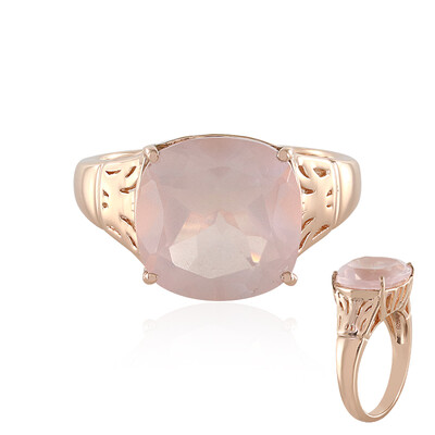 Rose Quartz Silver Ring