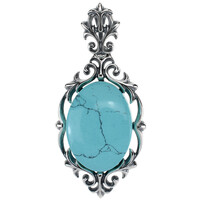 Turquoise Silver Pendant