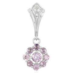 Pink Cuprian Tourmaline Silver Pendant