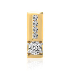 18K IF (D) Diamond Gold Pendant