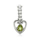 Cuprian Tourmaline Silver Pendant