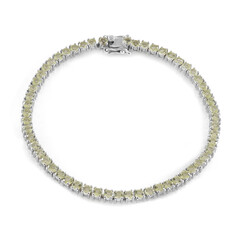 Lemon Quartz Silver Bracelet