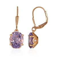 Bolivian Amethyst Silver Earrings