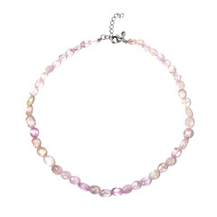 Kunzite Silver Necklace