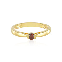 I2 Red Diamond Silver Ring