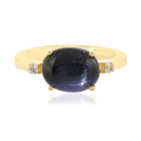 Indian star diopside Silver Ring