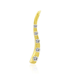 18K IF (D) Diamond Gold Pendant