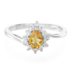Citrine Silver Ring