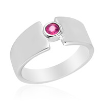 Ruby Silver Ring