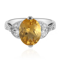 Citrine Silver Ring